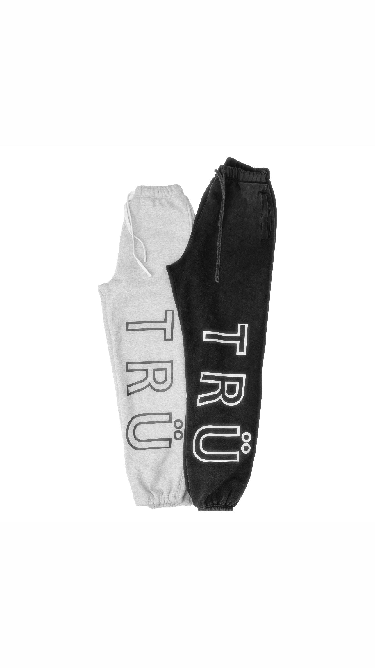 TRÜ Lounge Pant - Cool Grey W/Black