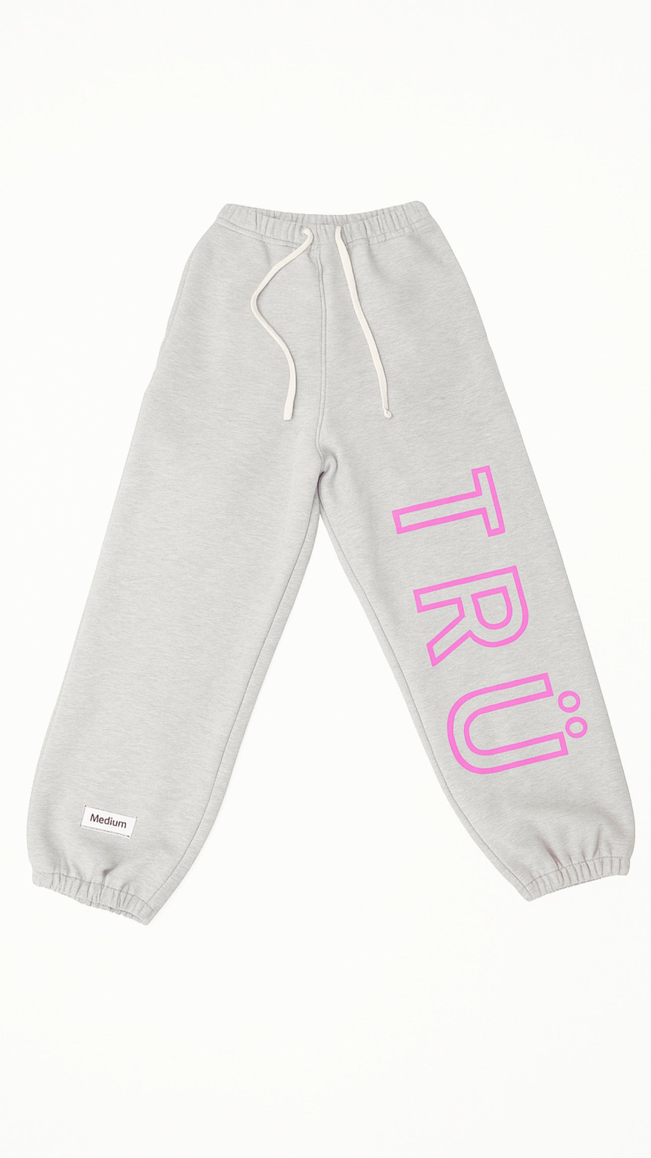 TRÜ Lounge Pant - Cool Grey W/Pink