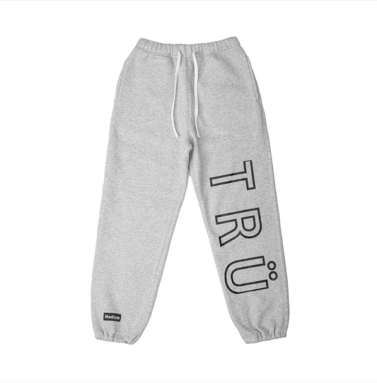 TRÜ Lounge Pant - Cool Grey W/Black